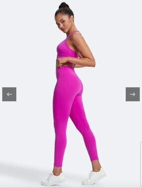 BetterMe Pink Pilates High-Rise Leggings Sz. Small